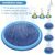 UAMLY Tapis anti-éclaboussures pour chien, piscine antidérapante pour chien