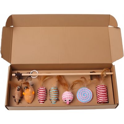 Pet Planet Chats JouetsSet Ensemble de Jouets avec Baton à Chat