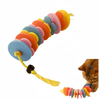 FurryFusion Jouet pour chat Rainbow Caterpillar