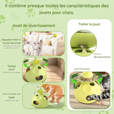 Petopia Jouets interactifs pour chat d'intérieur Petopia Jouets interactifs pour chat d'intérieur