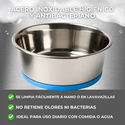 IntiMeg Mangeoire antidérapante pour chats et petits chiens