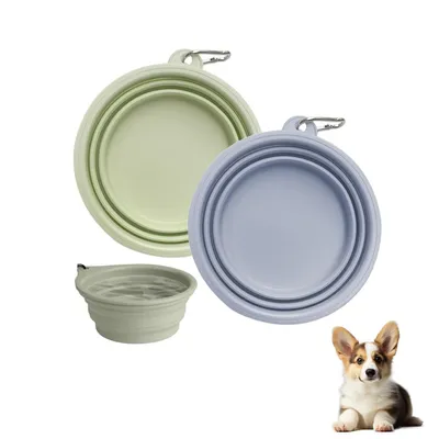 Petopia Lot de gamelles pliables en silicone pour chiens et chats