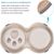 IntiMeg Gamelle double anti - glouton pour chien et chat