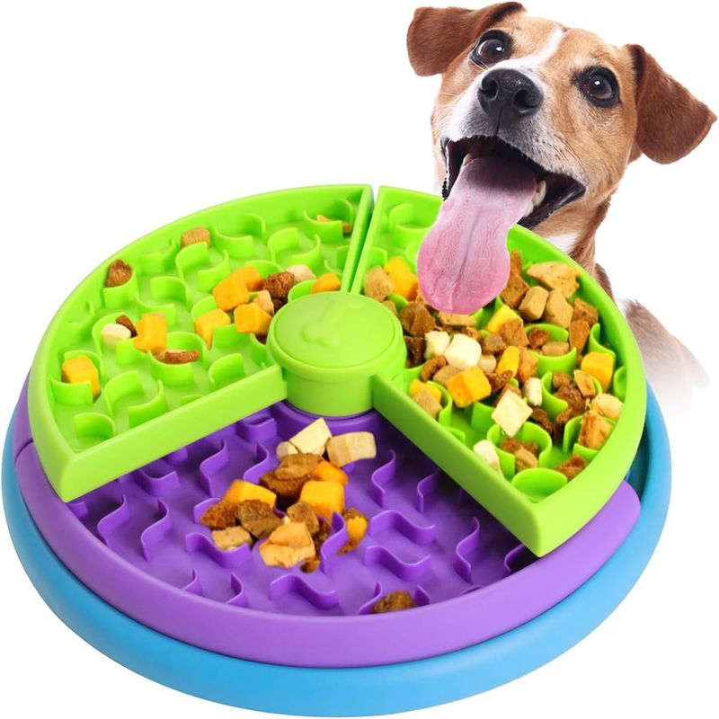 Pet Planet Gamelle anti - glouton et jouet interactif pour chien