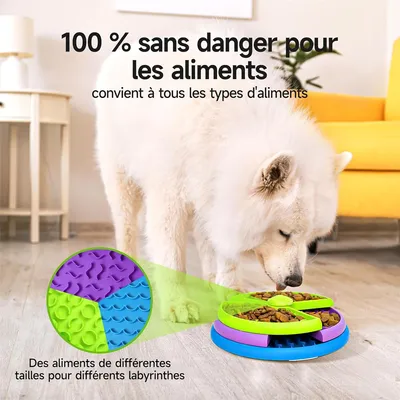 Pet Planet Comedero para perros de alimentación lenta y juguete interactivo