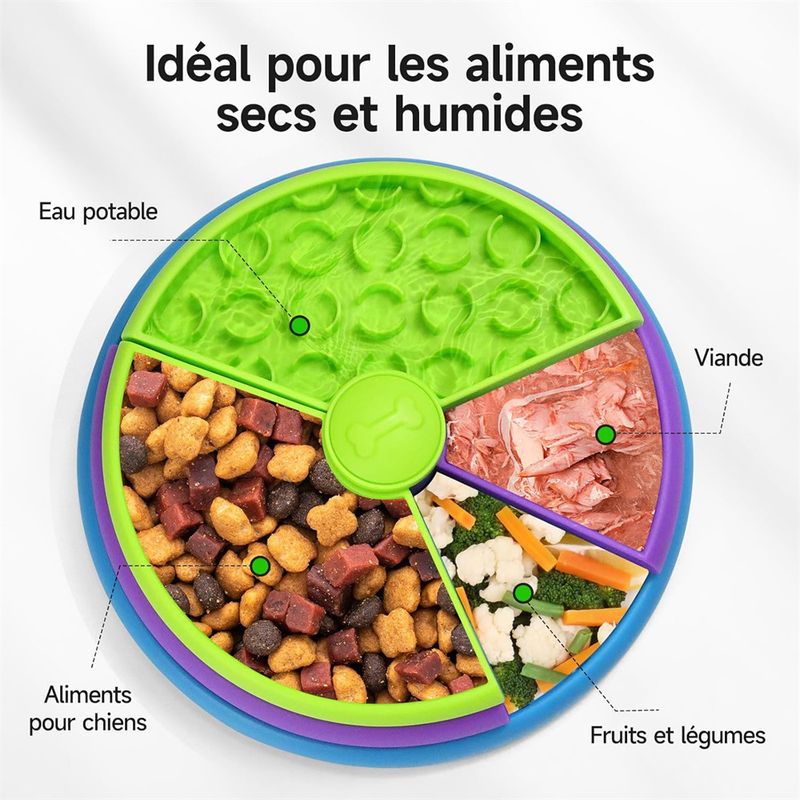 Pet Planet Gamelle anti - glouton et jouet interactif pour chien