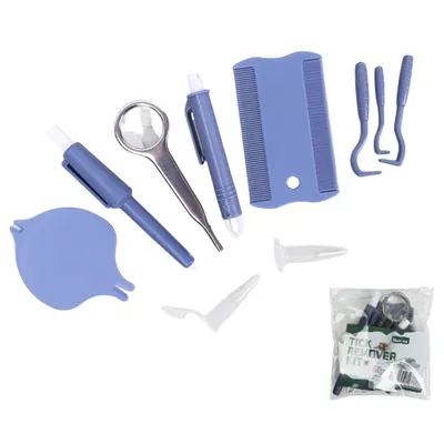 IntiMeg Kit de pinzas para extraer garrapatas