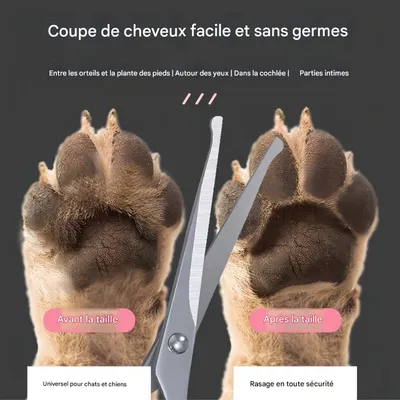 FurryFusion Ciseaux de toilettage pour chats et chiens