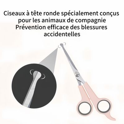 FurryFusion Ciseaux de toilettage pour chats et chiens
