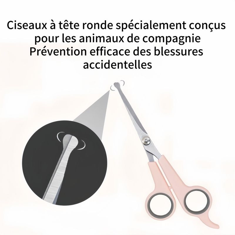 FurryFusion Ciseaux de toilettage pour chats et chiens