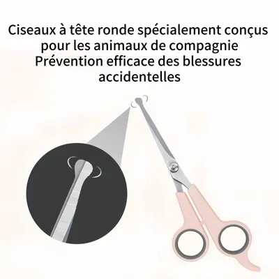 FurryFusion Ciseaux de toilettage pour chats et chiens