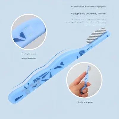 FurryFusion Lot de 3 peignes anti-puces