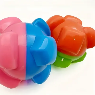 Pet Planet Jouet de grignotage sonore en caoutchouc pour chiens