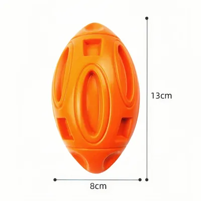 Petopia Ballon de rugby en caoutchouc pour chiens