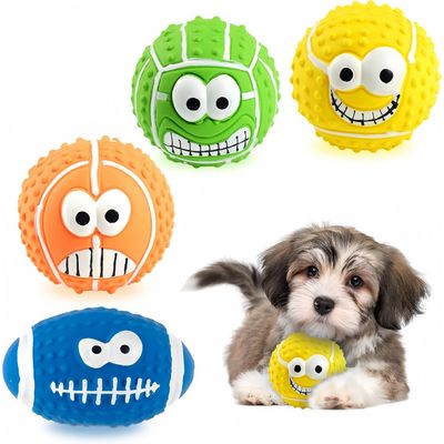 Pet Planet Chiens Joyeux Jouet de Balle Sonore