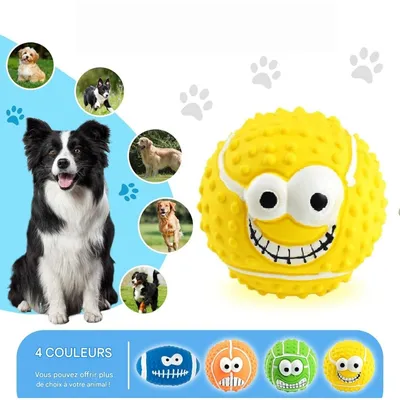 Pet Planet Chiens Joyeux Jouet de Balle Sonore