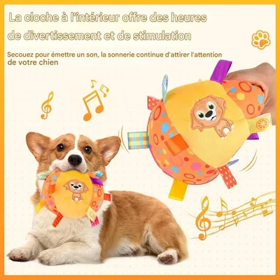 Pet Planet Chiens JouetsSet Jouet de Balle Sonore