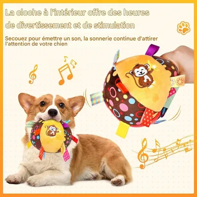 Pet Planet Chiens JouetsSet Jouet de Balle Sonore