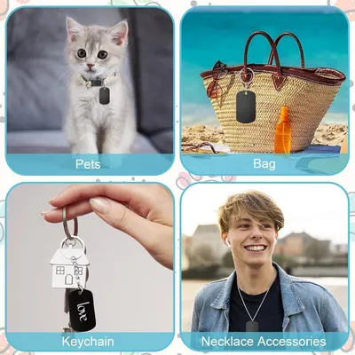 IntiMeg Médailles d'identification pour chiens et chats 30PCS