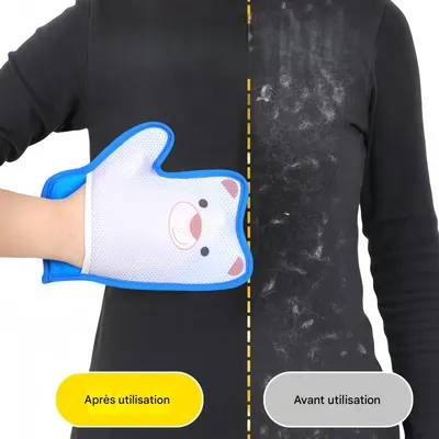 FurryFusion Gants d'épilation pour animaux