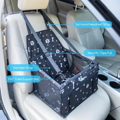 Siège auto pour chien, pliable