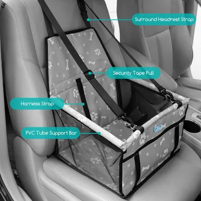 UAMLY Siège auto pour chien, pliable