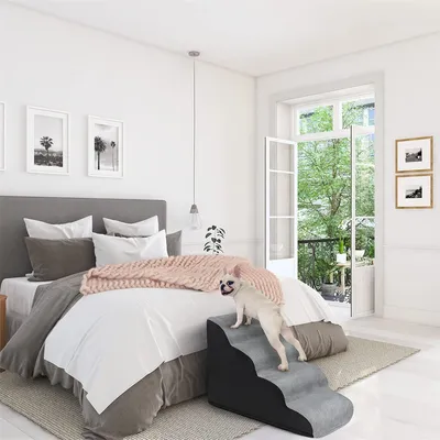 IntiMeg Hundetreppe mit 4 Stufen IntiMeg Hundetreppe mit 4 Stufen