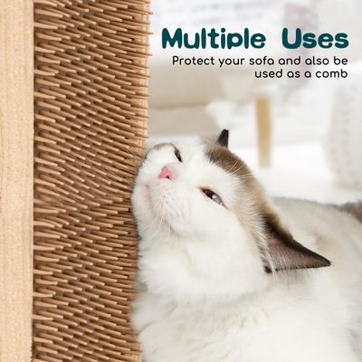 UAMLY Alfombrilla rascador para gatos, alfombrilla rascador de sisal
