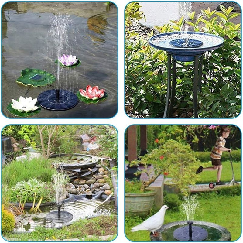 IntiMeg Fontaine solaire pour jardin