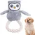 IntiMeg Jouet en peluche hibou pour chien