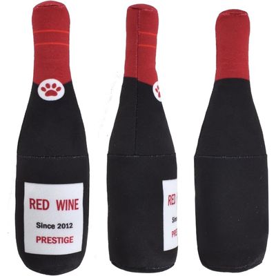 Pet Planet Chiens Vin Rouge Deux Jouets à Couinement