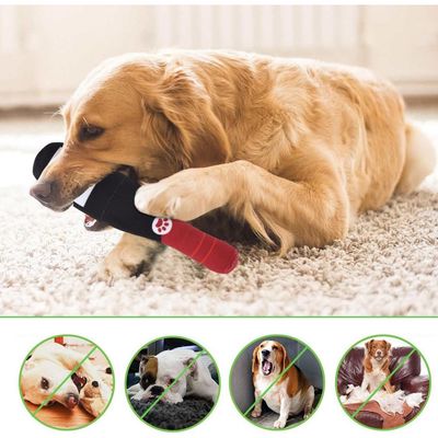 Pet Planet Chiens Vin Rouge Deux Jouets à Couinement