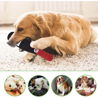 Pet Planet Chiens Vin Rouge Deux Jouets à Couinement