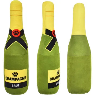 Pet Planet Chiens Champagne Deux Jouets à Couinement