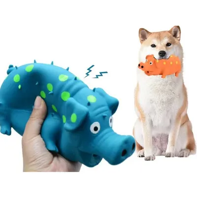 Pet Planet Chiens Jouets Cochons en Latex Naturel Sonore