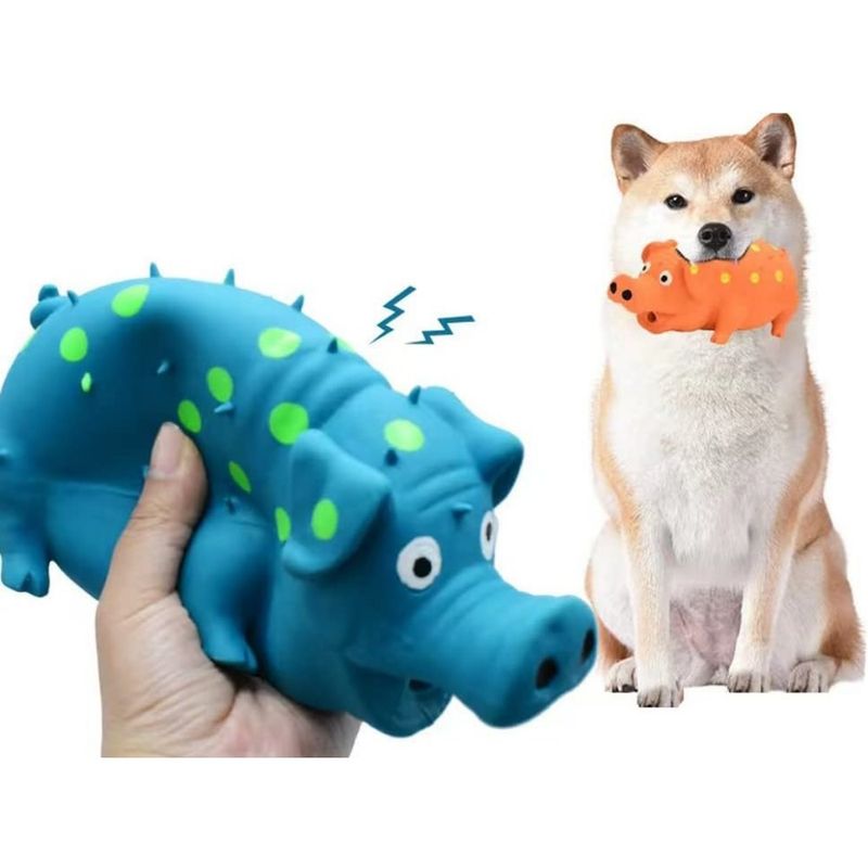 Pet Planet Chiens Jouets Cochons en Latex Naturel Sonore