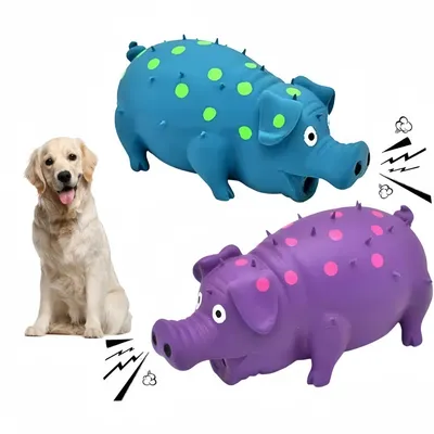 Pet Planet Chiens Jouets Cochons en Latex Naturel Sonore