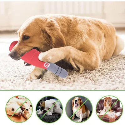 Pet Planet Chiens Vin Pétillant Deux Jouets à Couinement