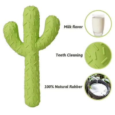 UAMLY Jouets à mâcher pour chien, cactus en caoutchouc