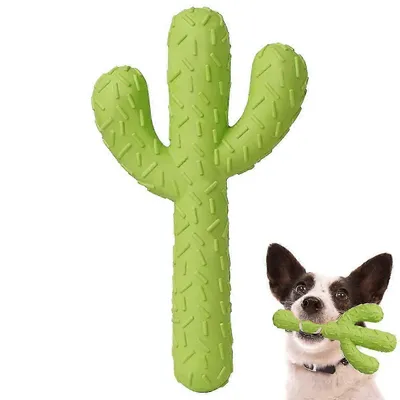 UAMLY Jouets à mâcher pour chien, cactus en caoutchouc