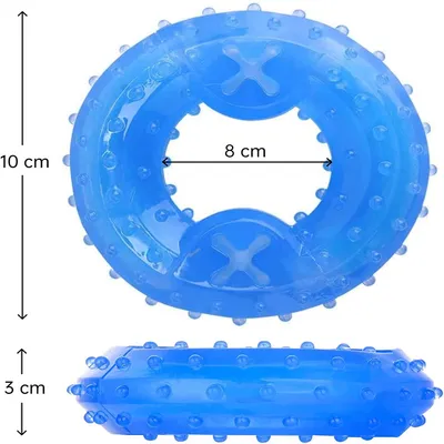 Pet Planet Jouet congelable en forme de beignet pour chien