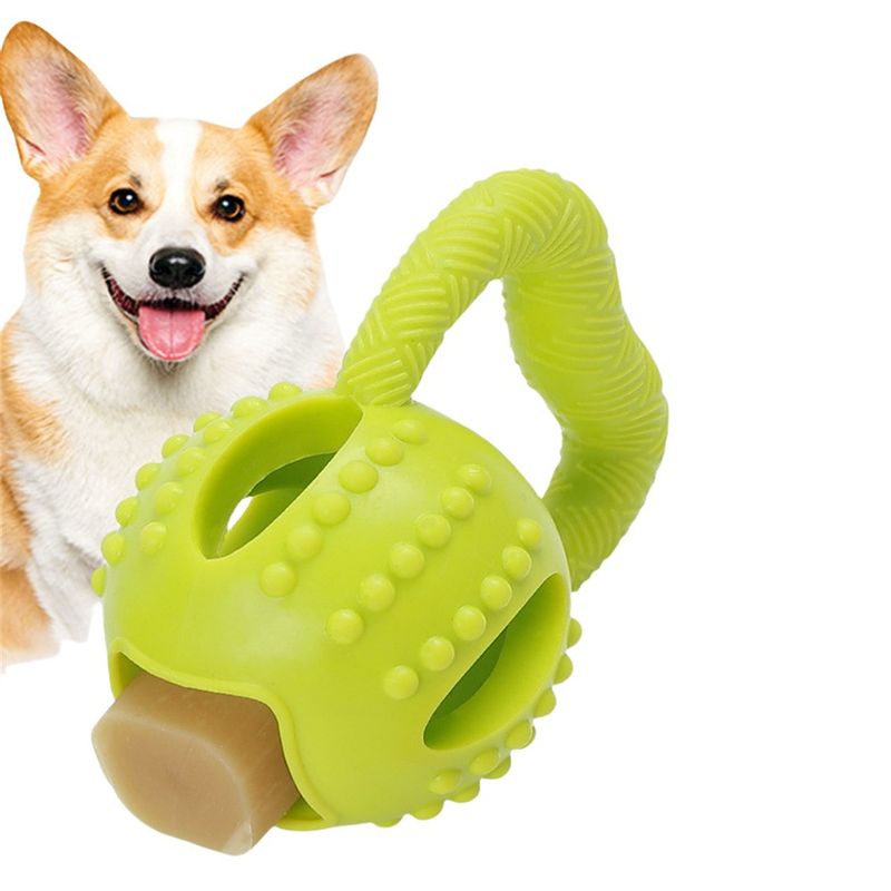 Pet Planet Jouet interactif en forme de boule carrée pour chien