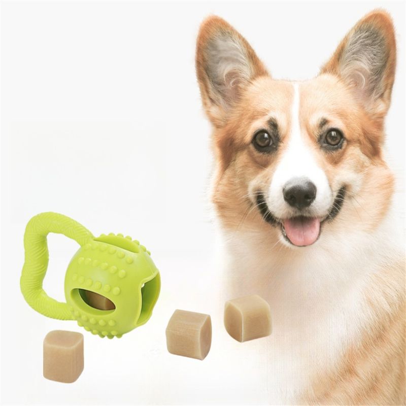 Pet Planet Jouet interactif en forme de boule carrée pour chien
