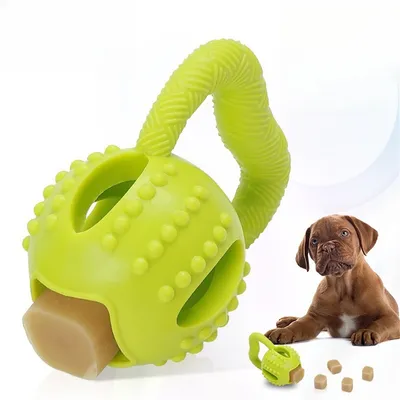 Pet Planet Jouet interactif en forme de boule carrée pour chien