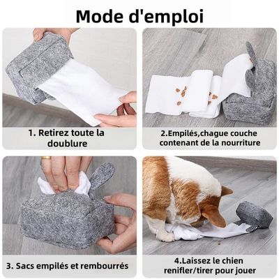 Pet Planet Animaux de Compagnie JouetsSet Jouet de Boîte À Mouchoirs