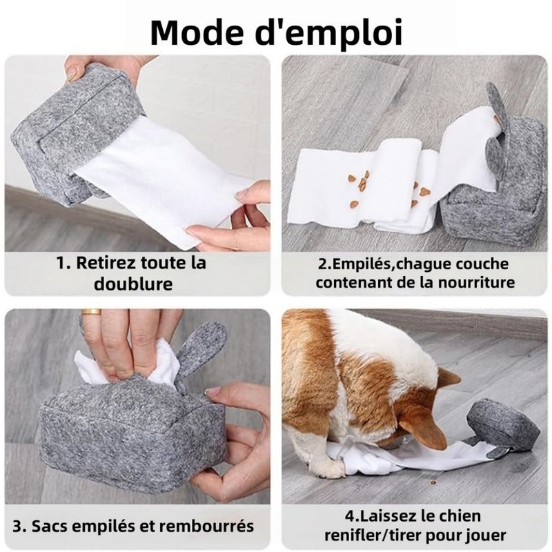 Pet Planet Animaux de Compagnie JouetsSet Jouet de Boîte À Mouchoirs