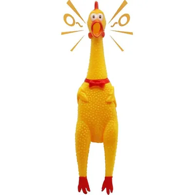 UAMLY Poulet criard à presser pour chiens