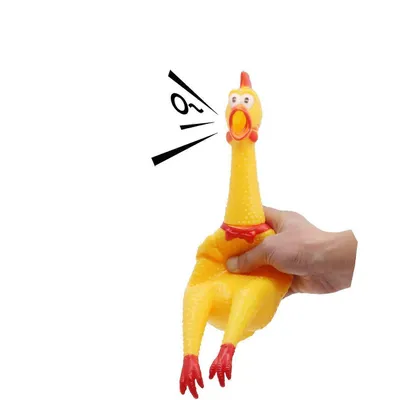 UAMLY Poulet criard à presser pour chiens