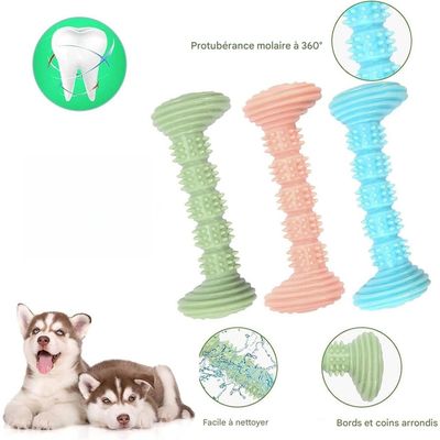 Pet Planet Chiens JouetsSet Jouet à Mâcher en Caoutchouc Naturel
