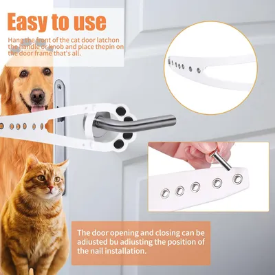 UAMLY Loquet de support de chatière